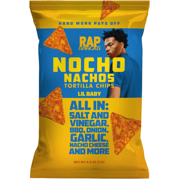 Rap Snacks Lil Baby Nocho Nachos Tortilla Chips All In