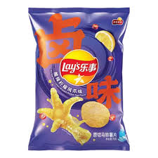 Lays hot and sour braised chicken feet