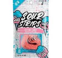 SOUR STRIPS - COTTON CANDY