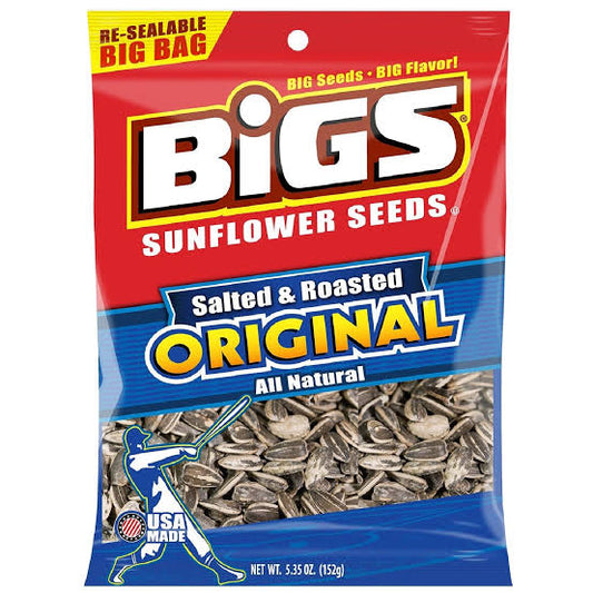 Bigs Salted & Roasted Sunflower Seeds Original
