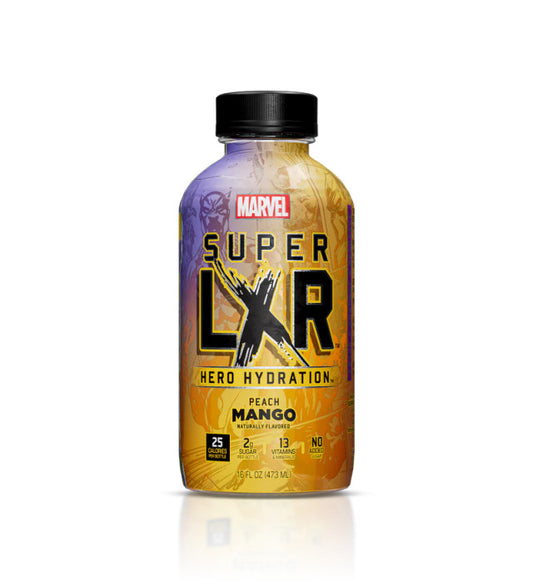 Marvel Super LXR Hero Hydration Peach Mango 473ml Arizona