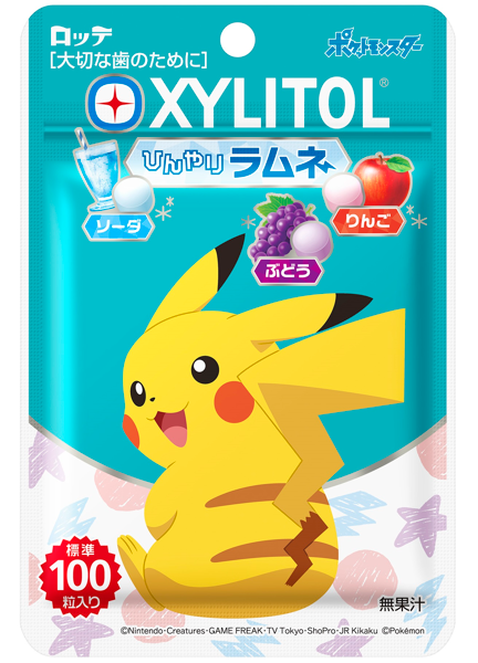 Pokemon Xylitol Ramune Candy