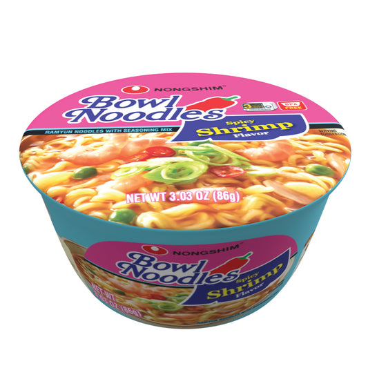 NONGSHIM Spicy Shrimp Bowl Noodle