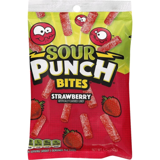 Sour Punch Bites Strawberry