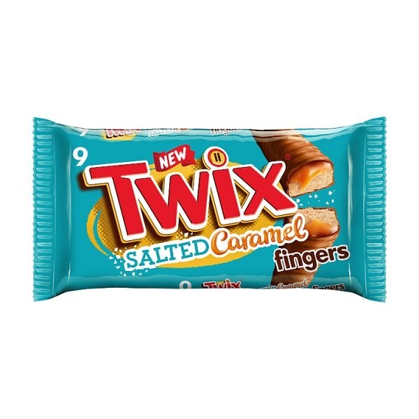 Twix Salted Caramel & Milk Chocolate Fingers