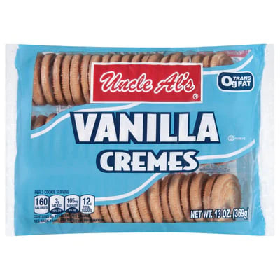 Uncle Al's Cookies Cookies Vanilla Cremes