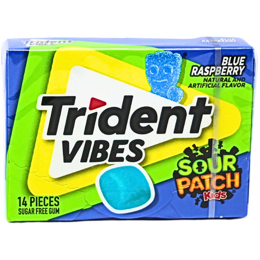 Trident Vibes Sour Patch Kids Blue Raspberry