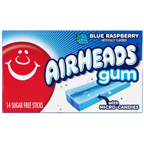 Airheads Gum Blue Raspberry