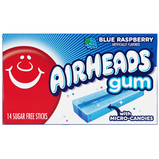 Airheads Gum Blue Raspberry