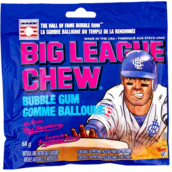 Big League Chew Big Rally Blue Framboise