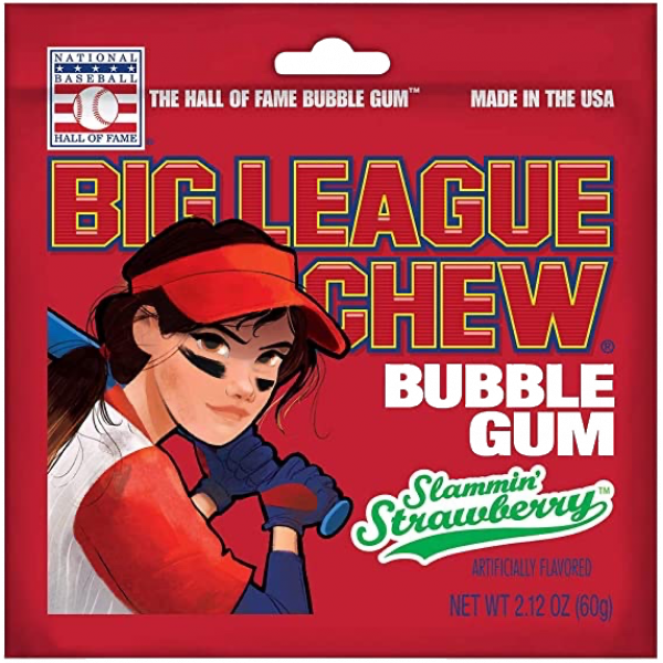 Big League Chew Slammin 'Fraise