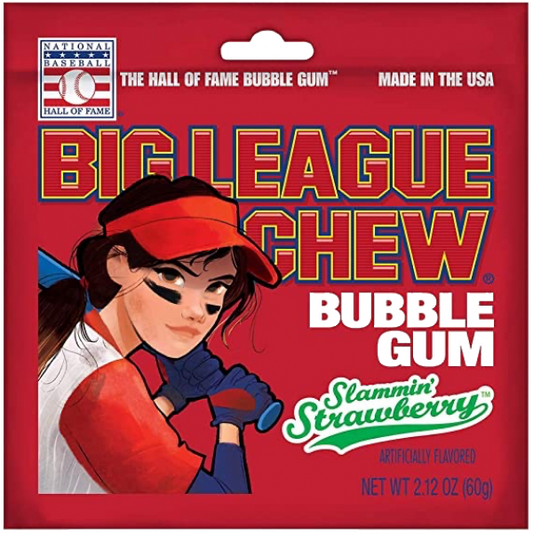 Big League Chew Slammin' Strawberry