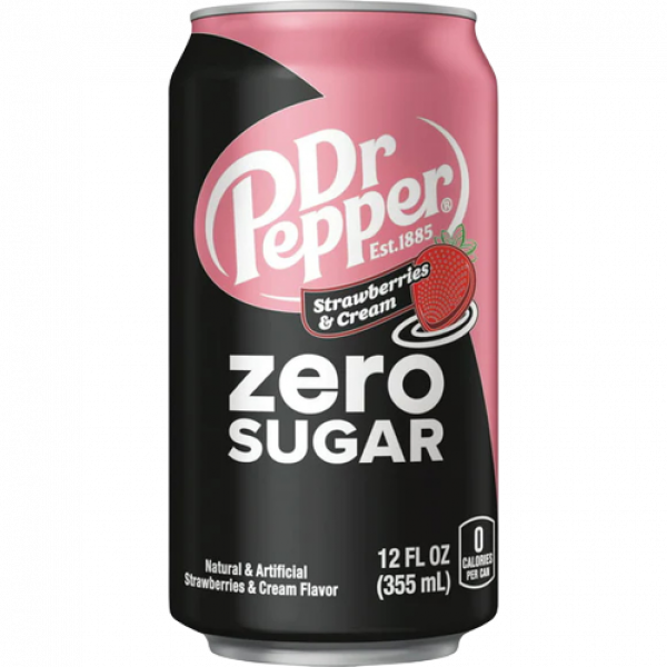 Dr Pepper Zero Strawberries & Cream