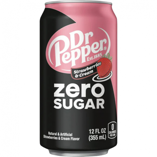 Dr Pepper Zero Fraises &amp; Crème