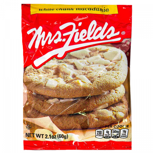 Mrs. Fields Portion Individuelle - Biscuit Macadamia aux Morceaux Blancs