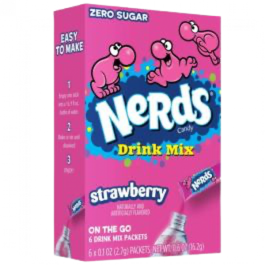 Nerds Drink Mix Strawberry 6pcks