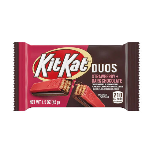 Kit Kat Duos Fraise + Chocolat Noir