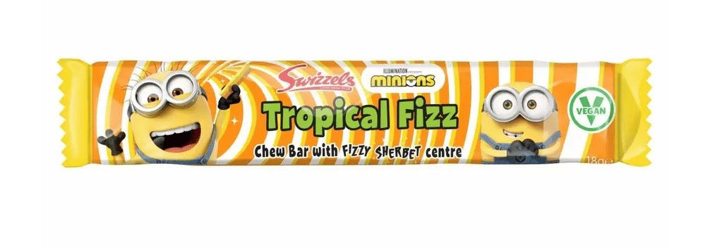 Swizzels Minions Tropical Fizz Chew Bar