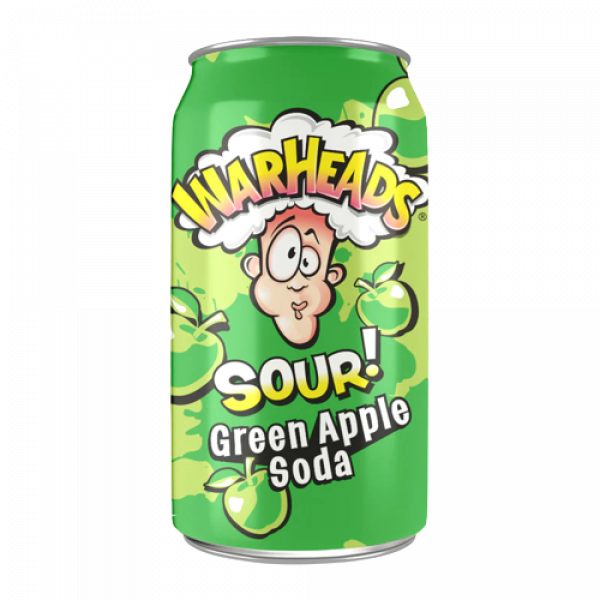 Warheads Sour Green Apple Soda